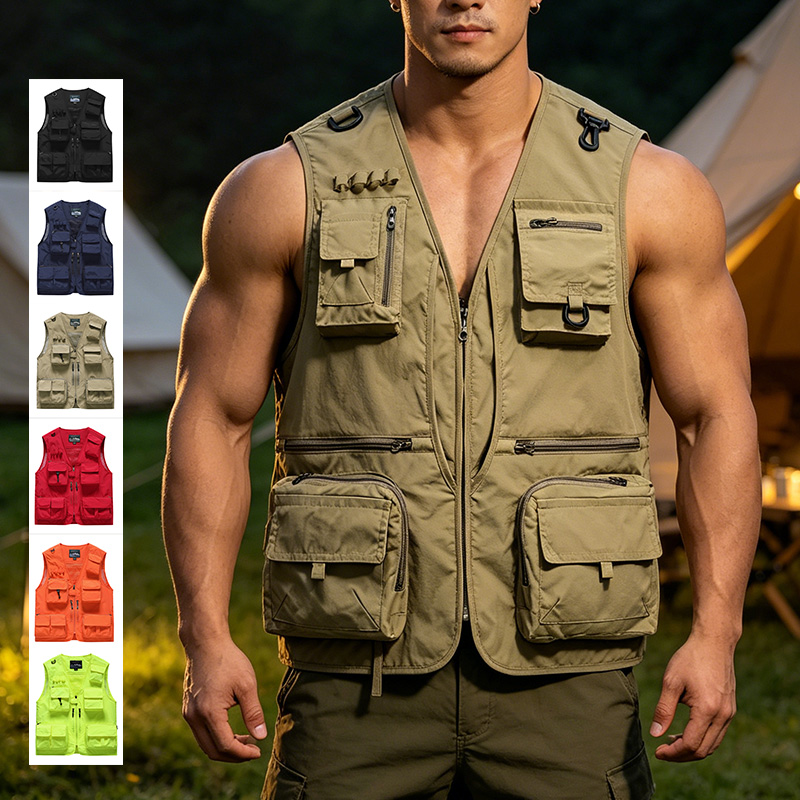 Fishing Vest Jacket - Rompi Kerja Musim Panas untuk Aktivitas