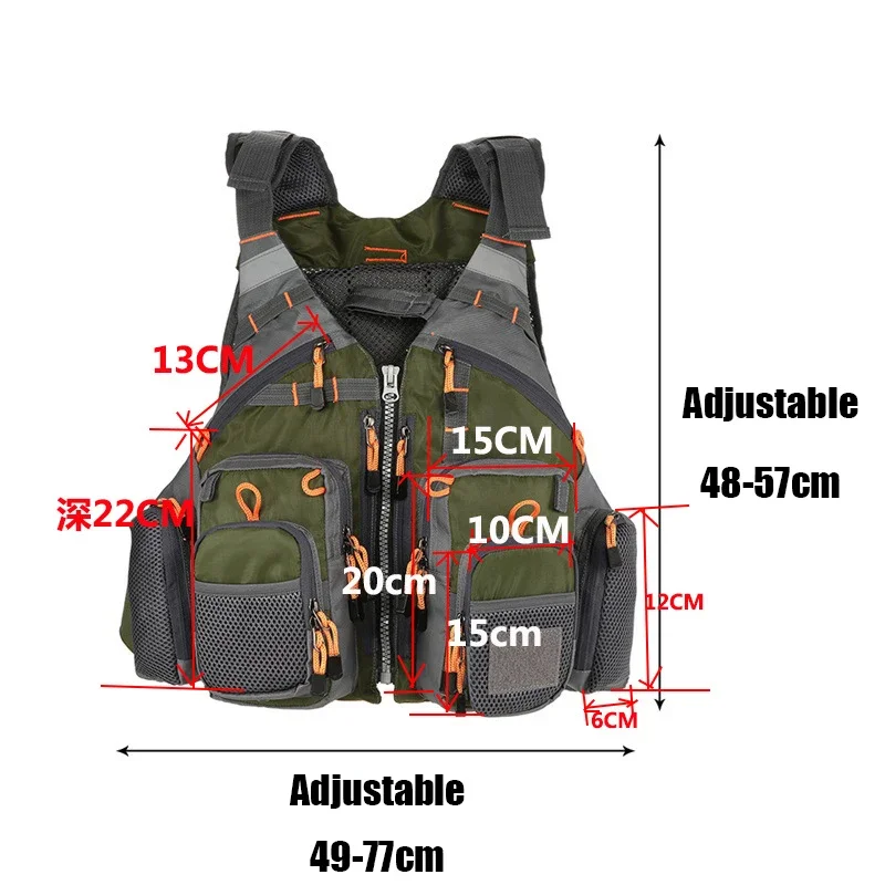 Rompi Pancing Dapat Disesuaika - Fishing Vest Jacket ulasan dan harga