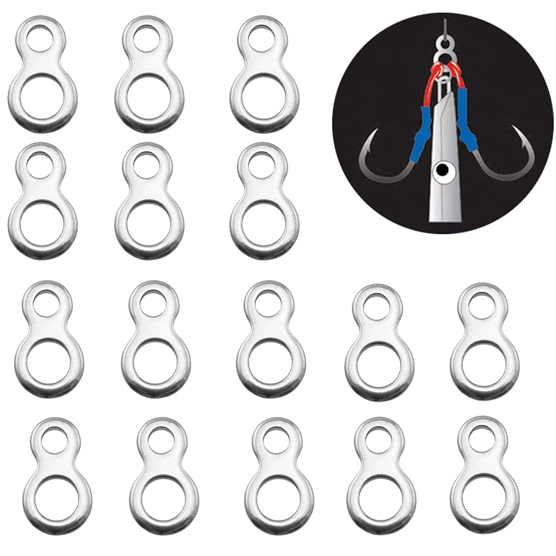 10-50pcs baja tahan karat mema - Fishing Equipment Tools ulasan dan harga