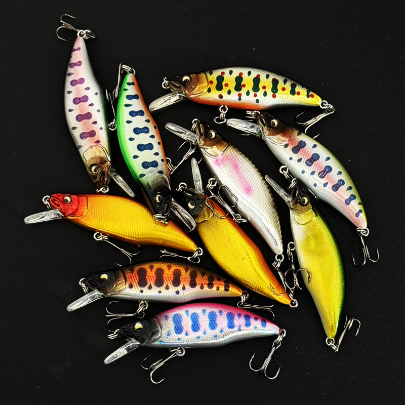 10pcs Set Umpan Pancing Minnow - Fishing Equipment In Japanese ulasan dan harga