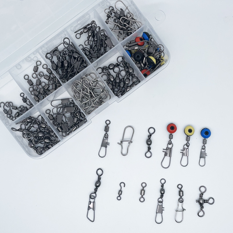 115pcs Kit Konektor Swivel Pan - Tackle Box ulasan dan harga
