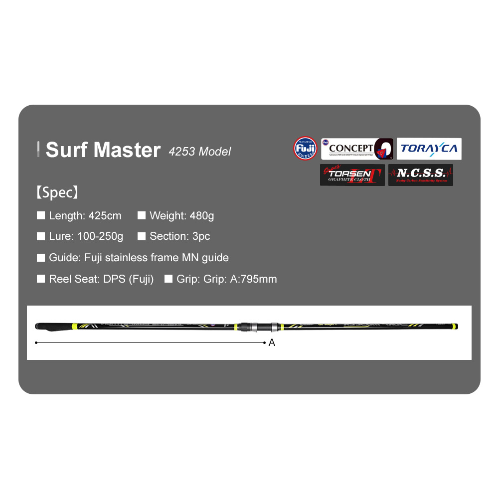 NOEBY joran pancing Casting 4. - Surf Fishing Equipment ulasan dan harga