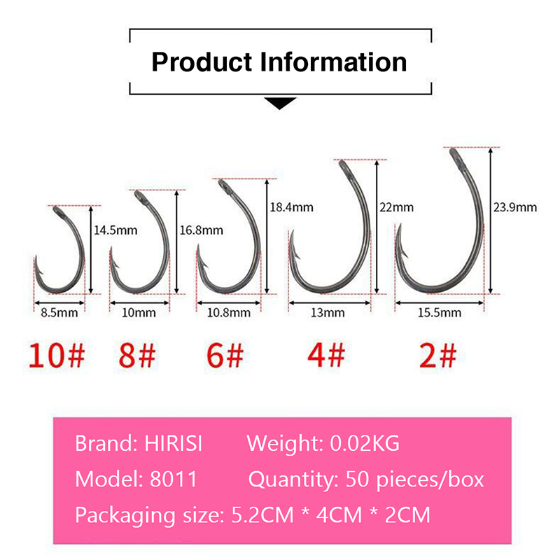 Kail Pancing Hirisi Baru 50pcs - Tackle Box ulasan dan harga