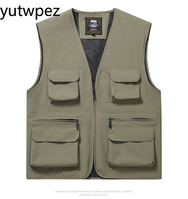 Rompi Jaket Tanpa Lengan Pria  - Fishing Vest Jacket ulasan dan harga