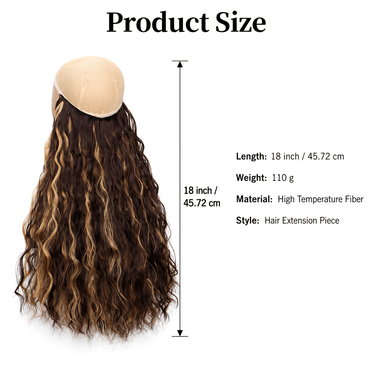 Ekstensi Rambut Sintetis Panja - Fishing Line ulasan dan harga