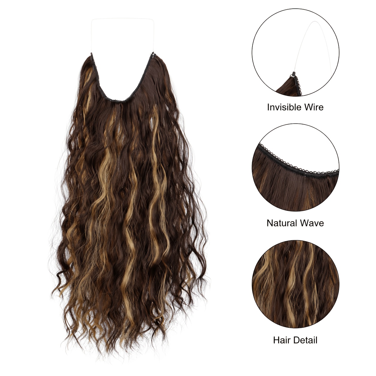 Ekstensi Rambut Sintetis Panja - Fishing Line ulasan dan harga